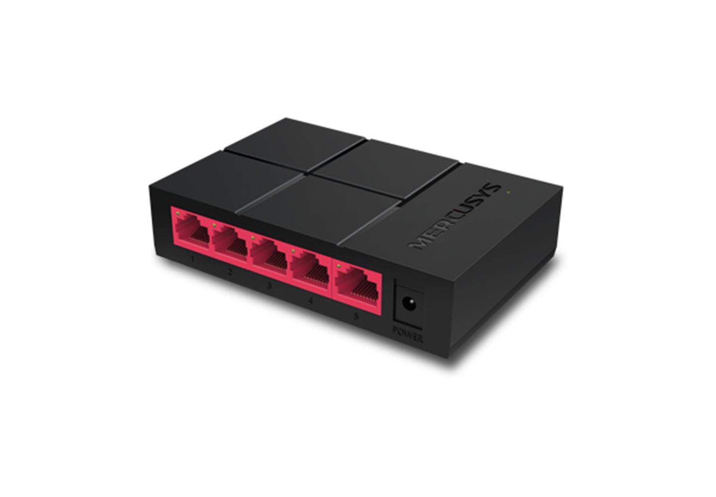 Tp-Link Mercusys MS105G 5 Port 10/100/1000 Mbps Switch Plastik Kasa